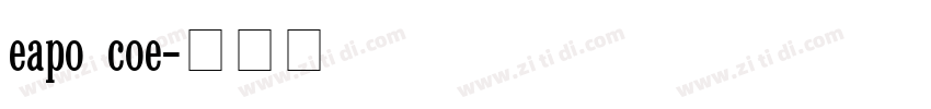 windleshampro conden字体转换
